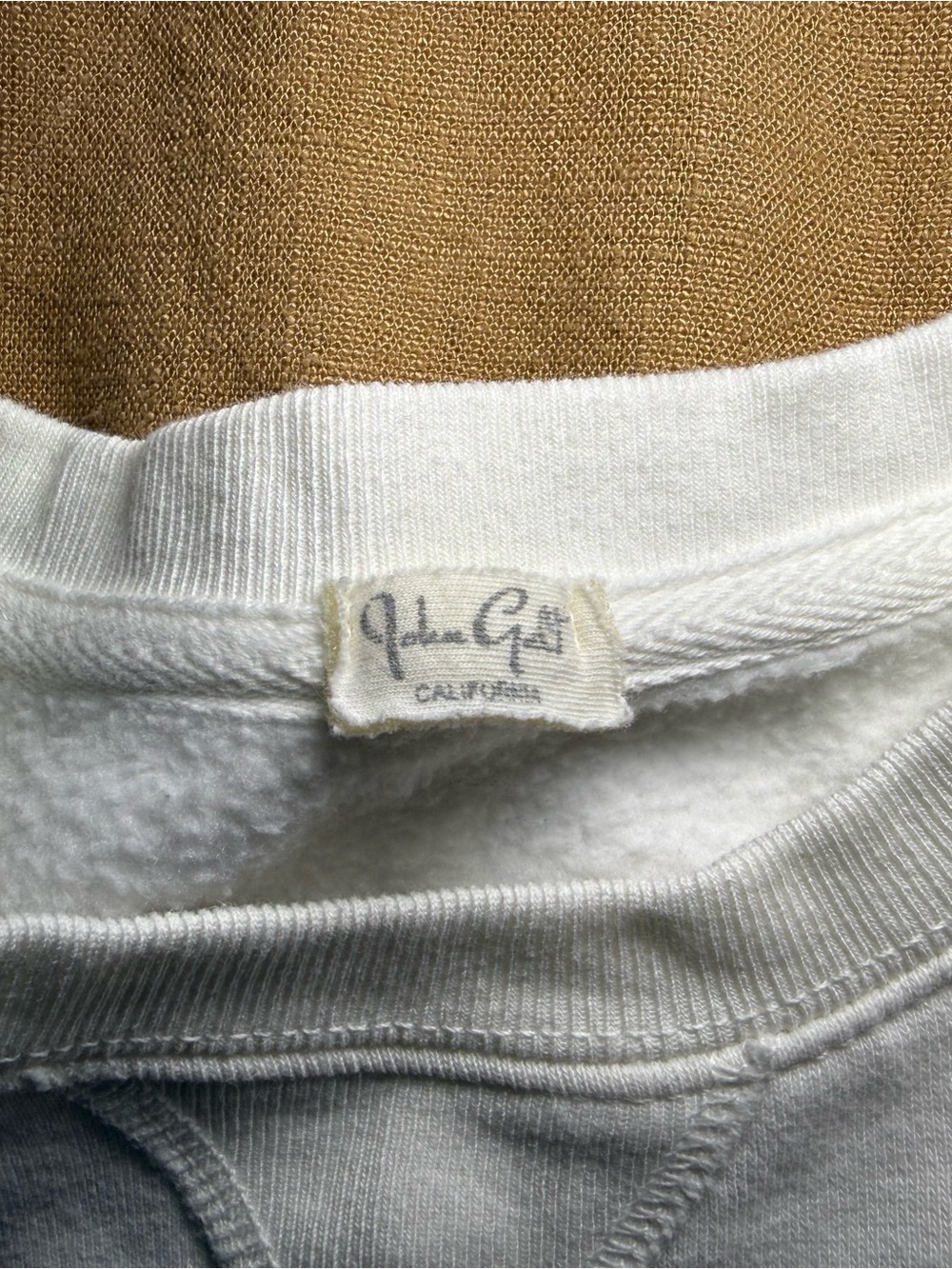 John Galt White Crewneck Sweatshirt with 'FIRENZE' Text - Picture 3 of 7